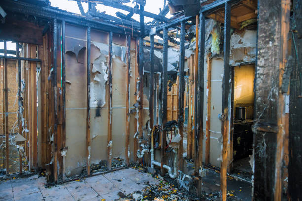 Professional Emergency Fire Cleanup technician working in Heber, UT